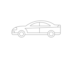 Coupe body style icon